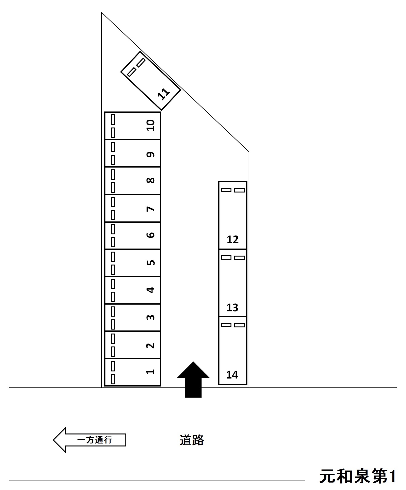 小田急パーキング元和泉第1_小田急パーキング（駐車場）