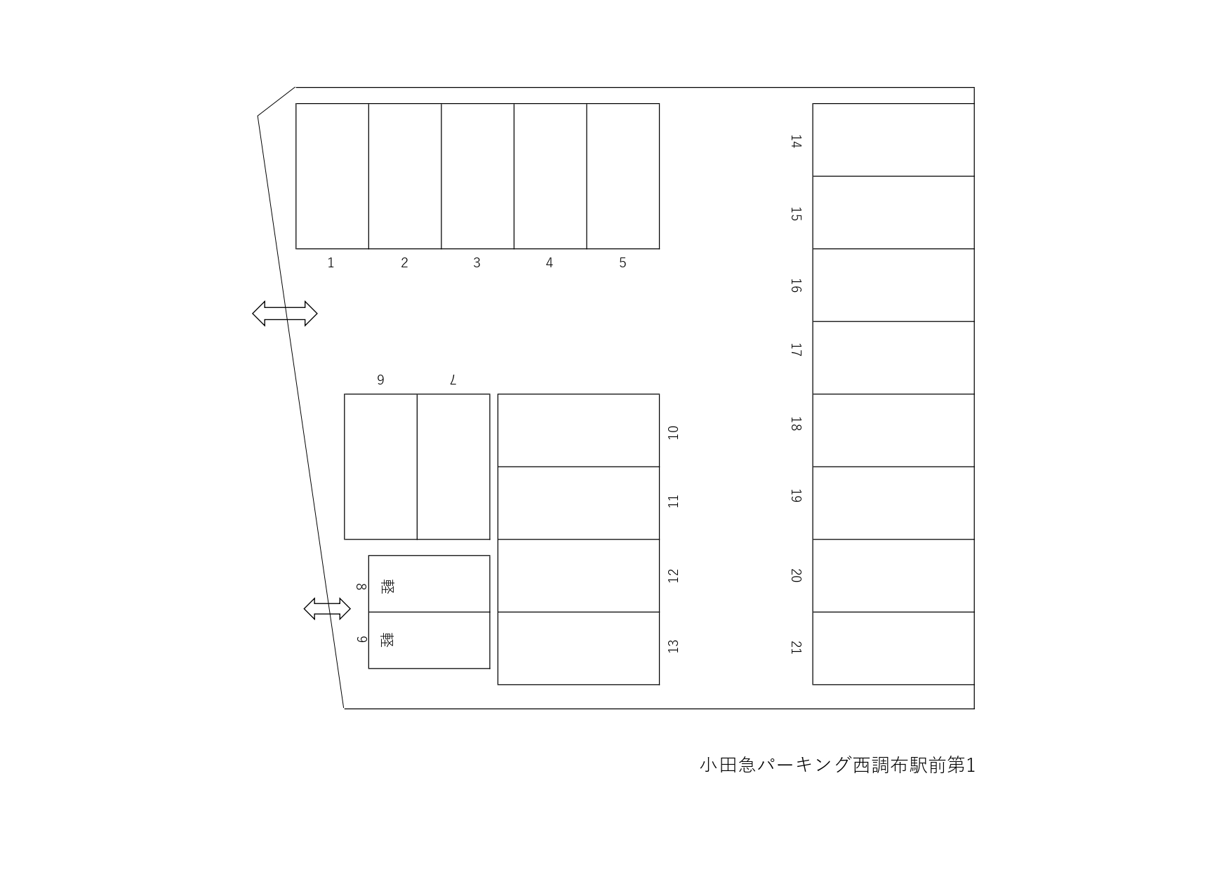 小田急パーキング西調布駅前第1_小田急パーキング(駐車場)