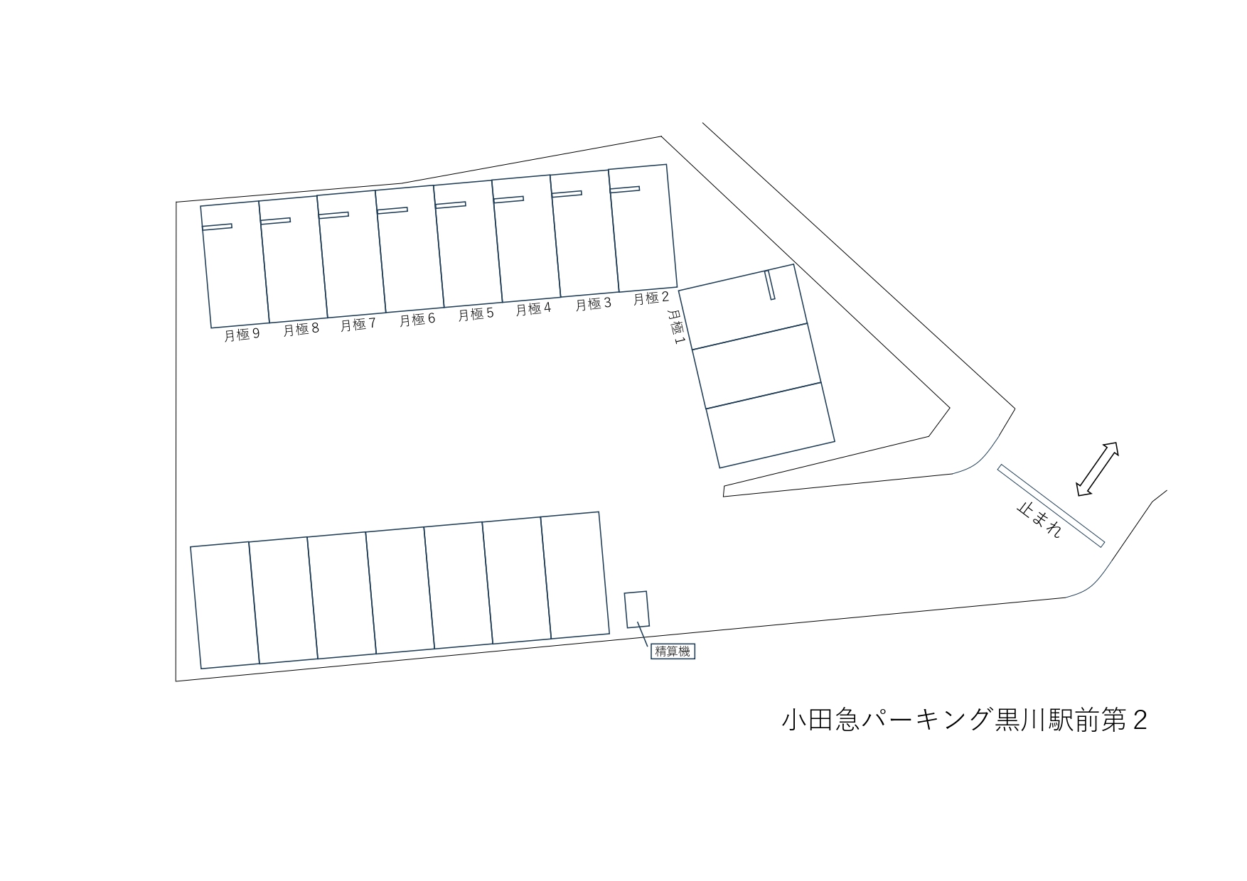 小田急パーキング黒川駅前第2_小田急パーキング（駐車場）